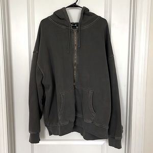 Elwood Clothing Core Zip Hoodie Vintage Grey XL